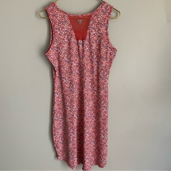 Columbia women’s PFG Omni-Freeze Advanced Cooling floral dress red size medium - Picture 3 of 7